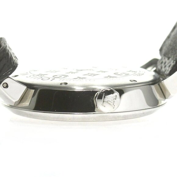 LOUIS VUITTON Tambour Slim MM Q13MJ Silver Dial Quartz Ladies - Picture 6 of 6